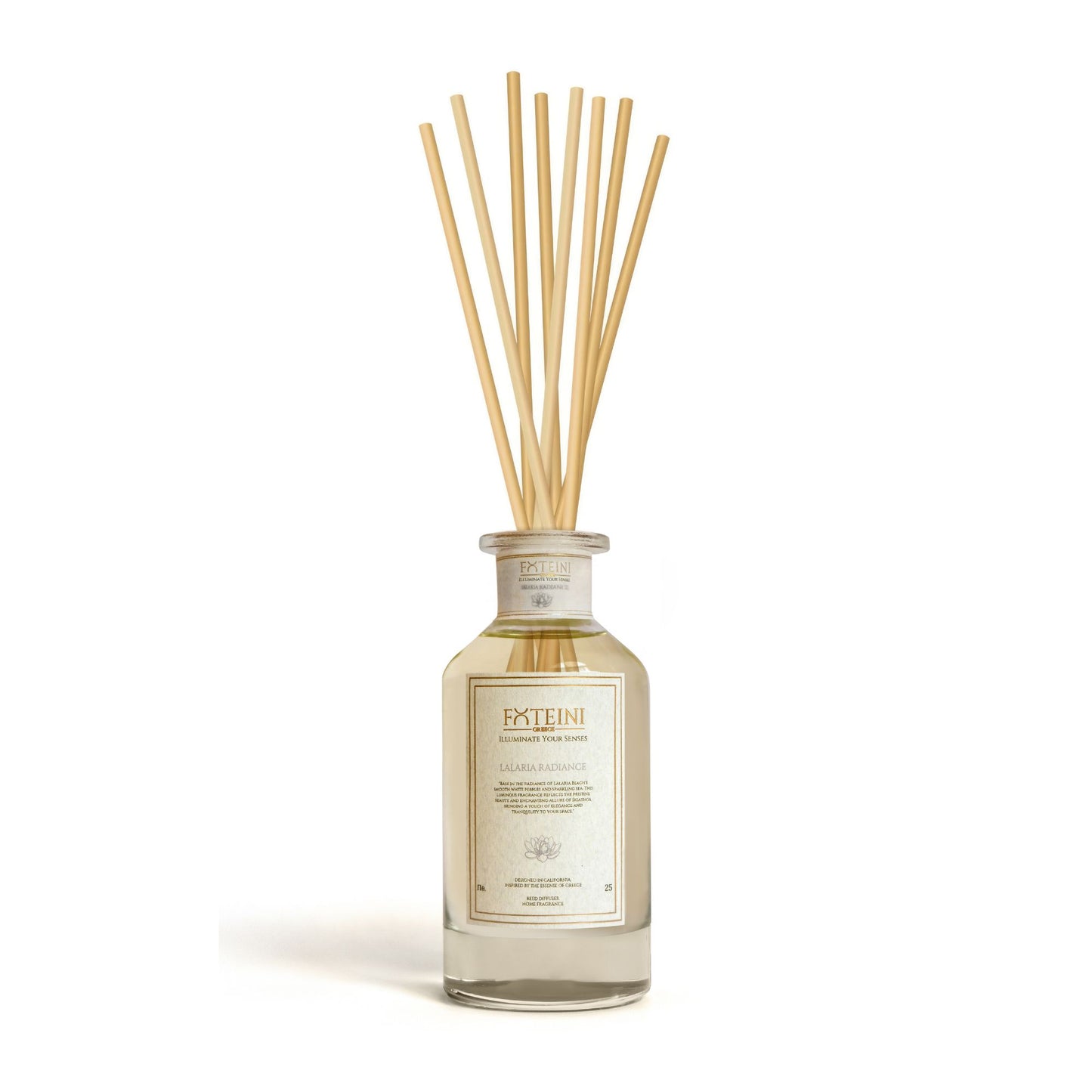 Lalaria Radiance Reed Diffuser | Opopanax and Oriental Musk with Amber Inspired by Lalaria Beach