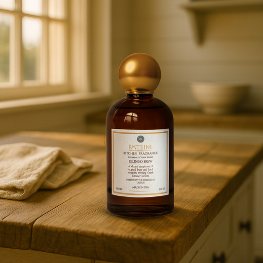 Eliniko Brew Kitchen Spray | Brandied Cherry with Vanilla Bean and Aged Oak Inspired by Greek Coffeehouses
