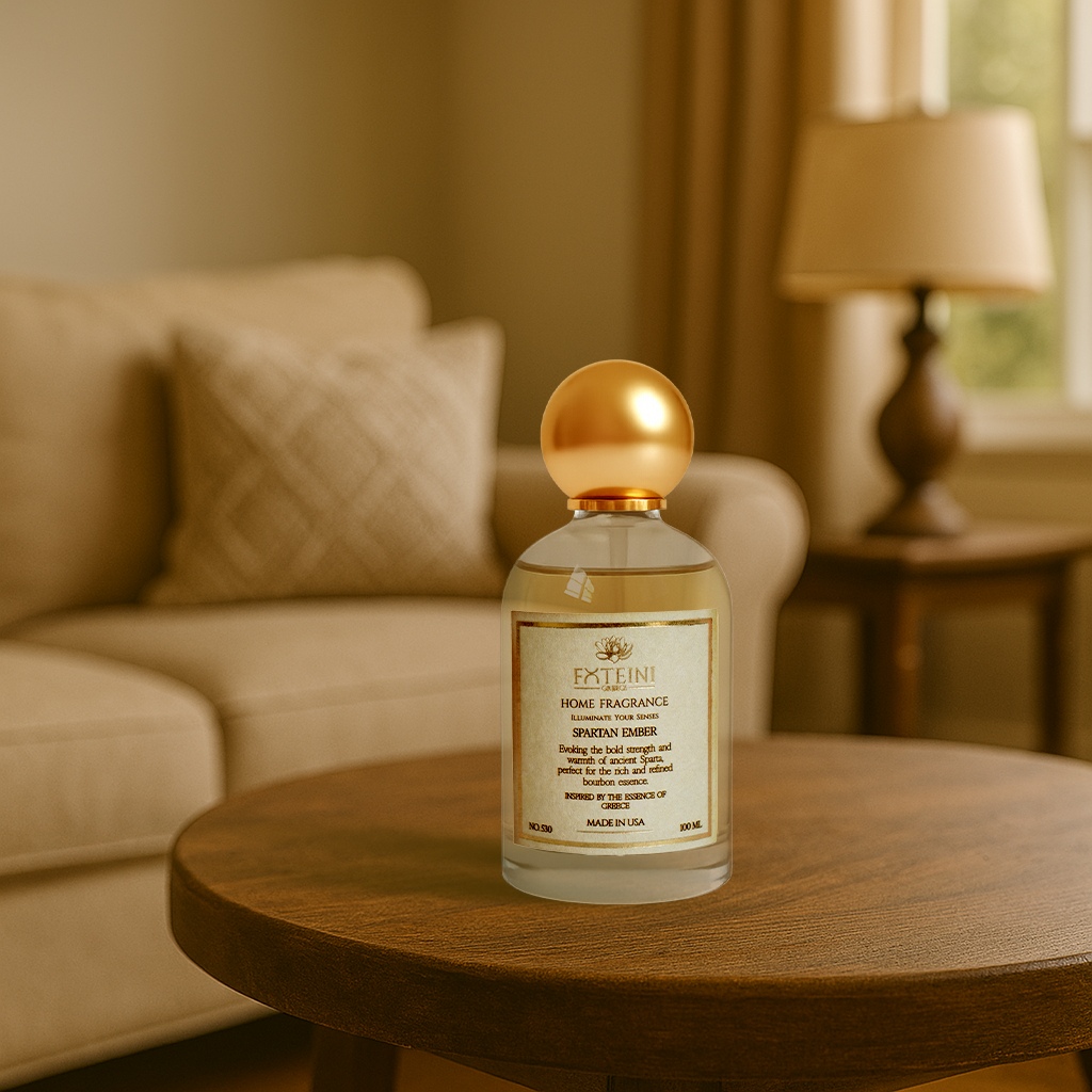 Spartan Ember Room Spray | Bourbon Vetiver with Oakwood and Amber Inspired by Ancient Sparta