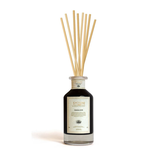 Perissa Noir Reed Diffuser | Bourbon Vetiver and Labdanum Inspired by Azure Waters