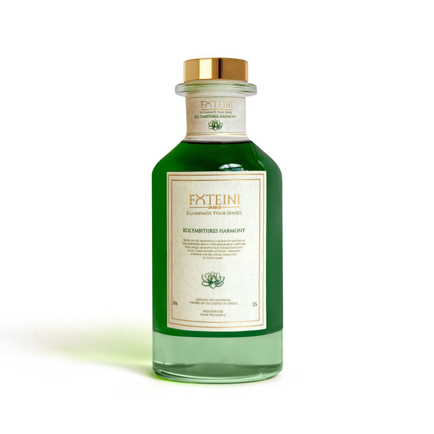 Kolymbithres Harmony Reed Diffuser | Coconut and Sandalwood with Tonka Bean and White Musk Inspired by Paros