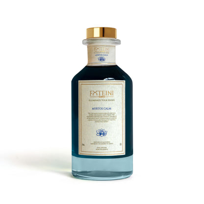 Myrtos Calm Reed Diffuser | Orchid and Black Amber with Vanilla Musk Inspired by Kefalonia