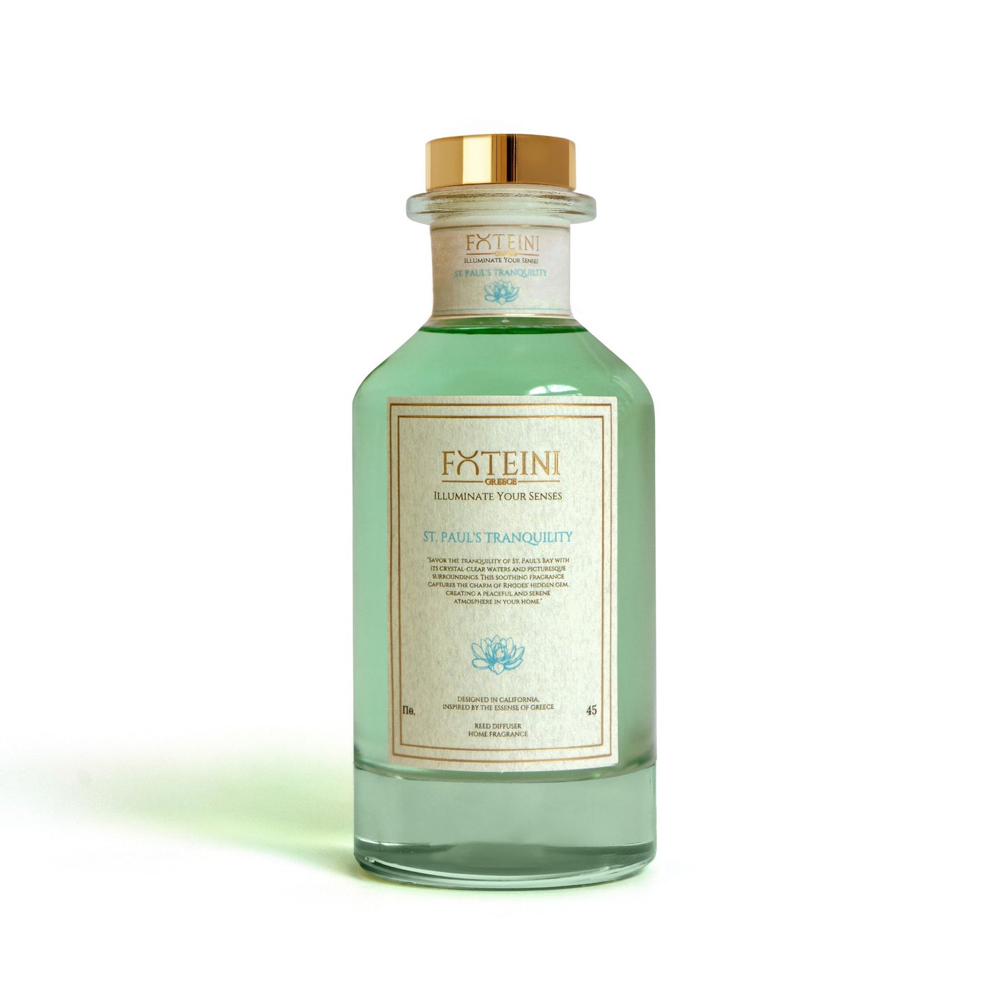 St. Paul’s Tranquility Reed Diffuser | Tobacco Blossom and White Santal with Soft Musk Inspired by Rhodes